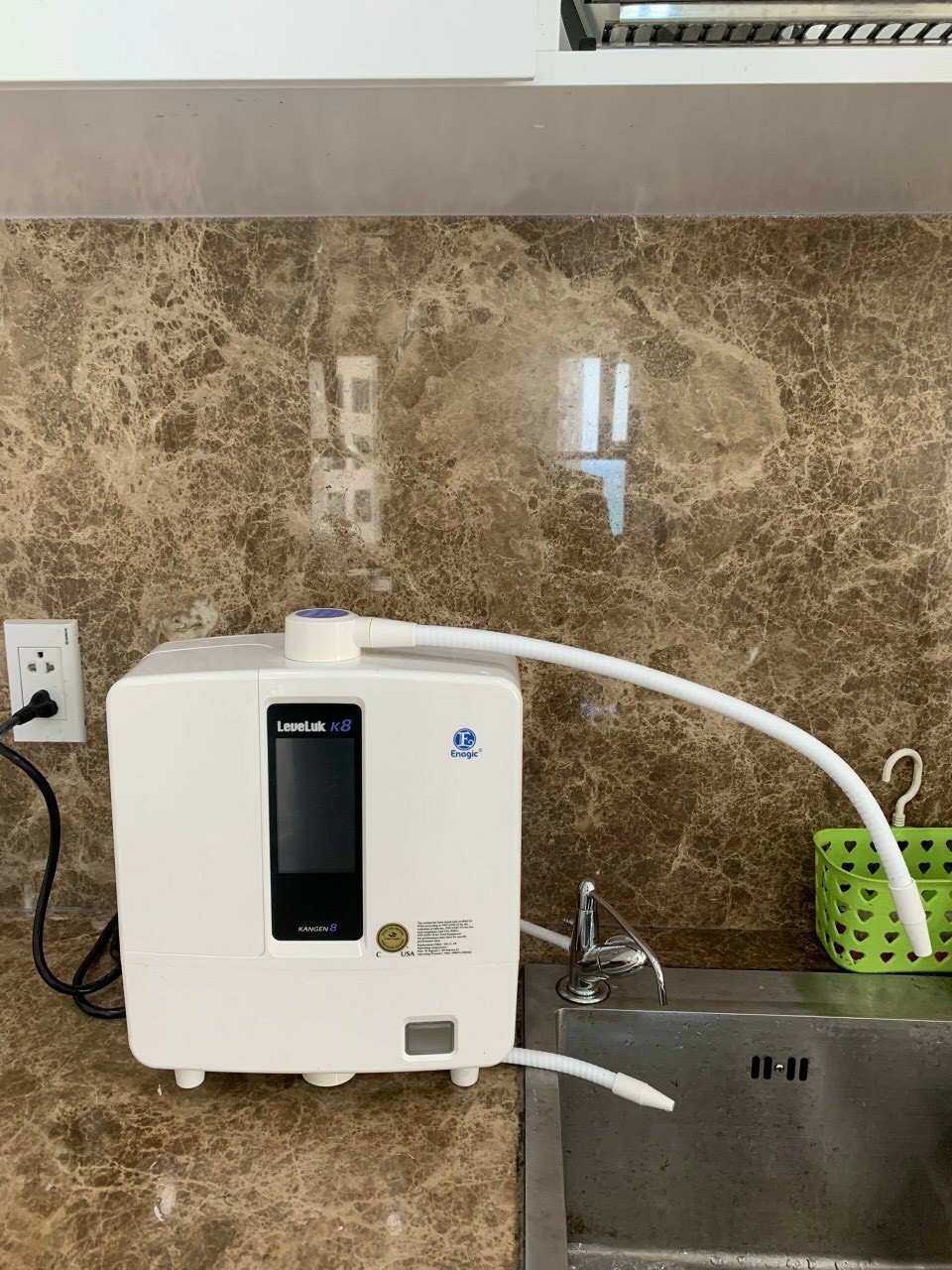 [Máy mới] Máy Lọc Nước Điện Giải Ion Kiềm Nhật Bản Leveluk K8 (BH chính hãng)
