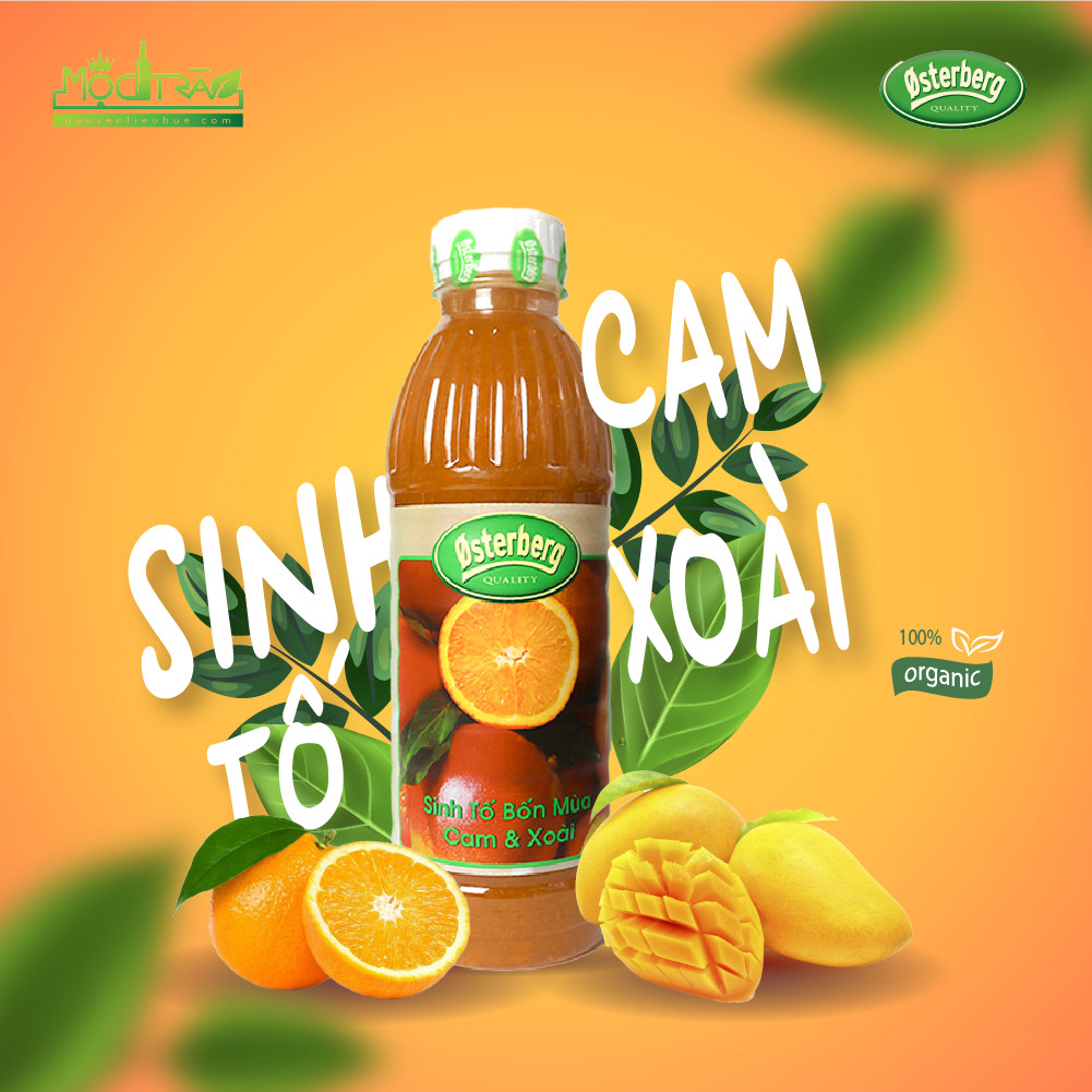 Sinh tố Osterberg Chai 1L (Đủ Mùi)