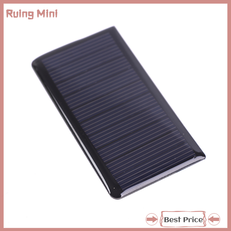 Ruing 1Pc Solar Panel 5V 60MA For Mini Solar Panel Charging And Generating Electricity