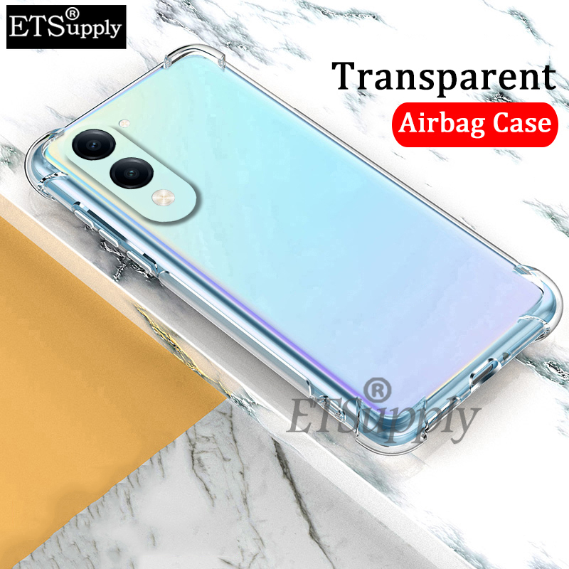 Phone case Vivo Y04 Soft Transparent Full Protection shockproof Armor Back Cover Vivo Y04 4G Case.