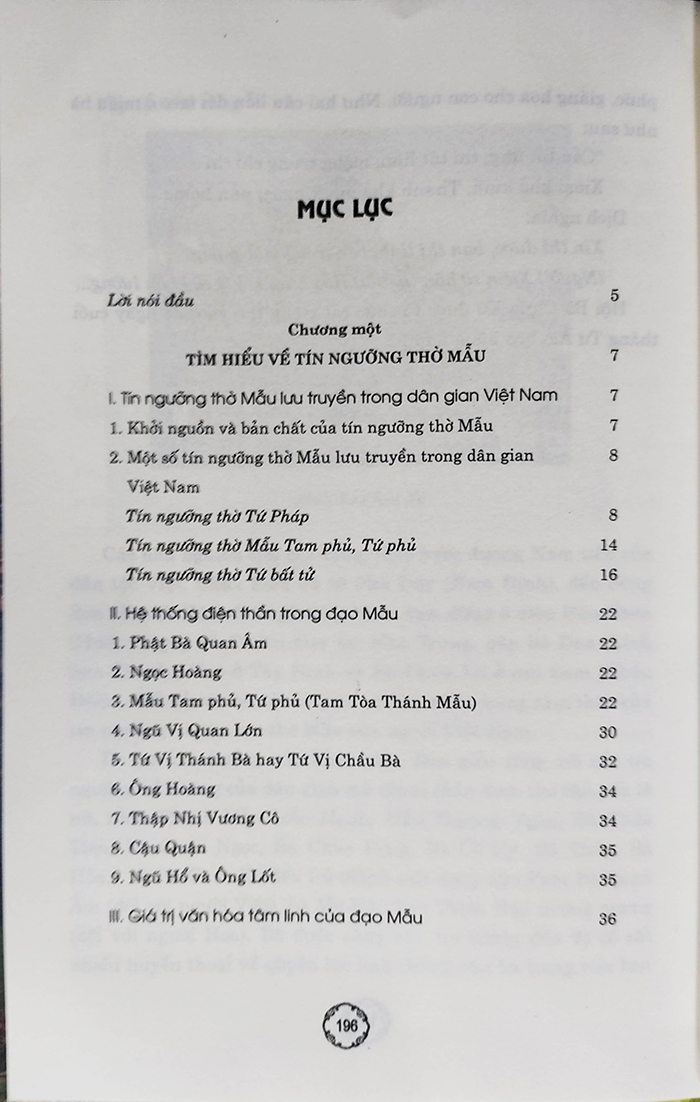 Sách - Phong tục dân gian - Nghi lễ thờ mẫu