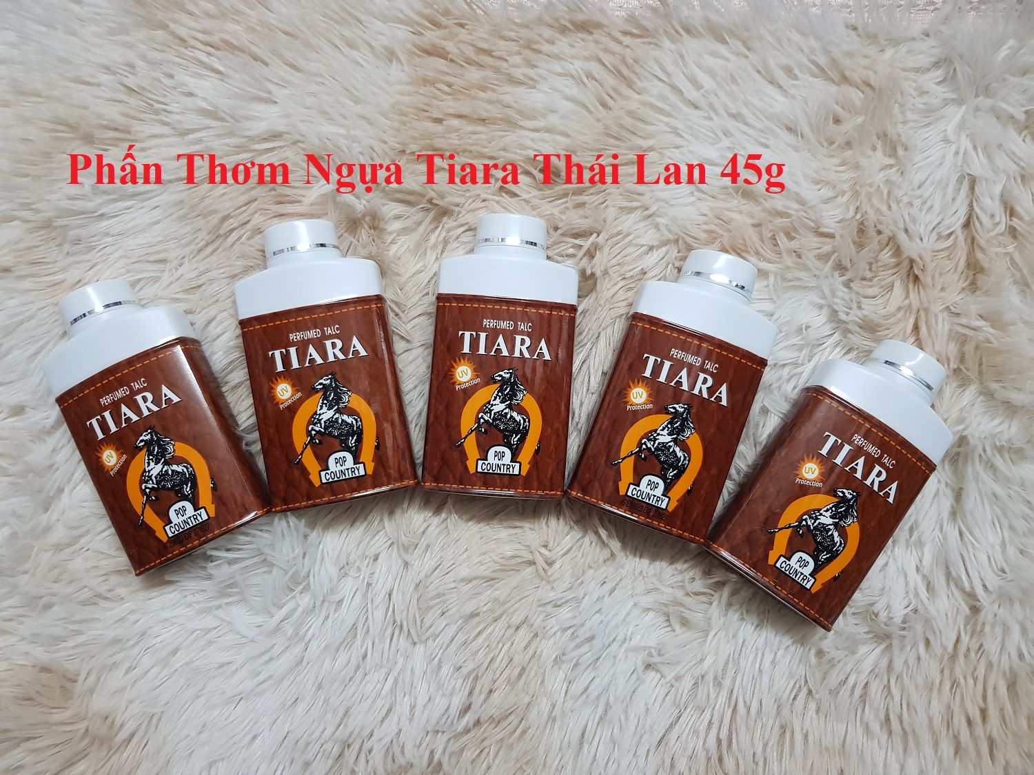 Phấn thơm ngựa tiara thái lan 45g