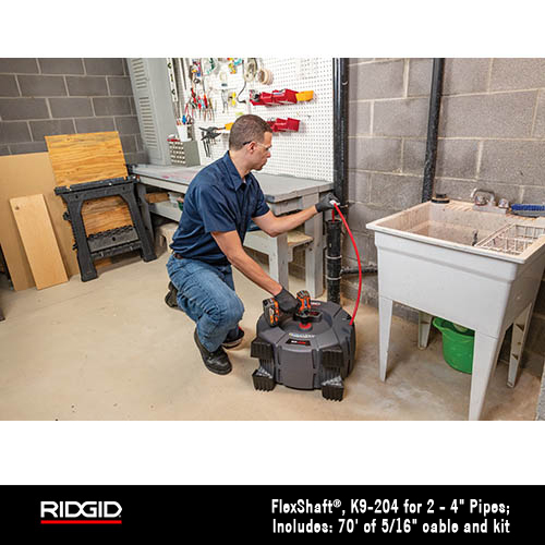 RIDGID FlexShaft Drain Cleaning Machine 