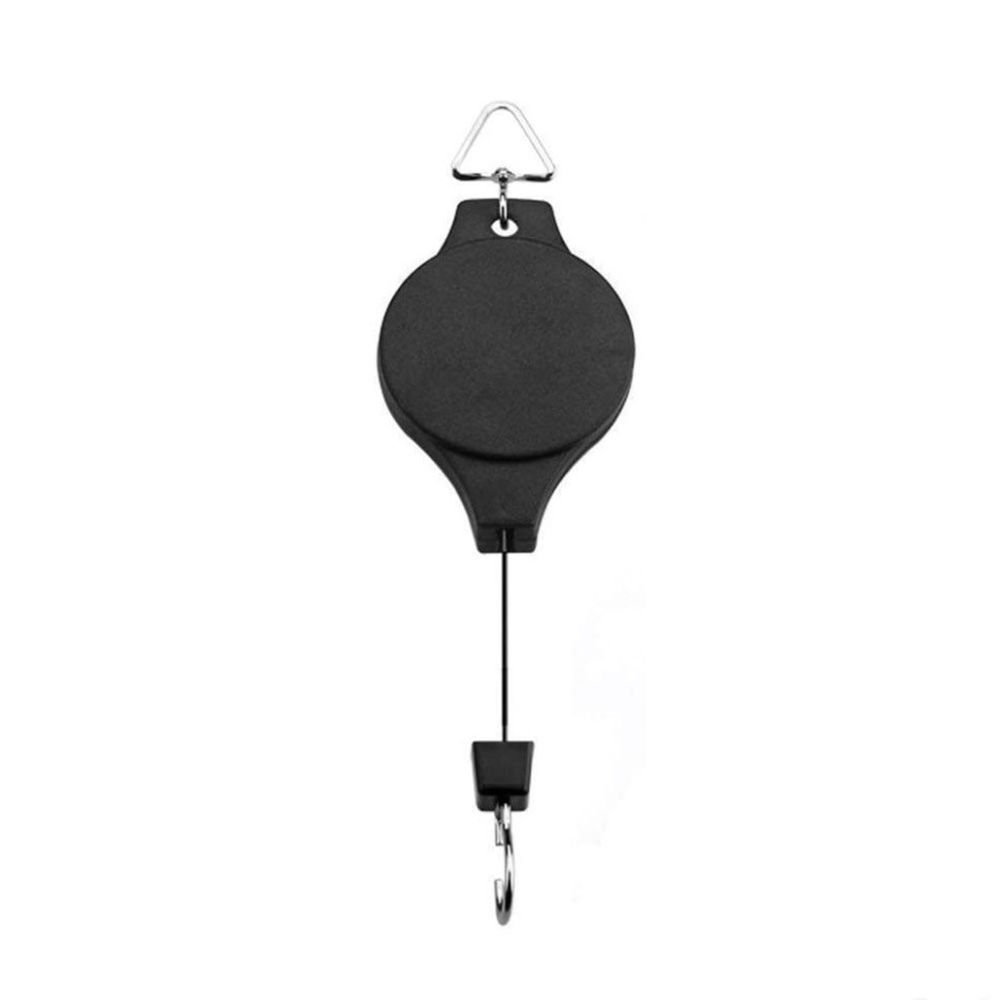 Physilology uninhabited86ed8 bird feeders adjustable hanging plant pulley telescopic lifting hooks flower pot hook retractable