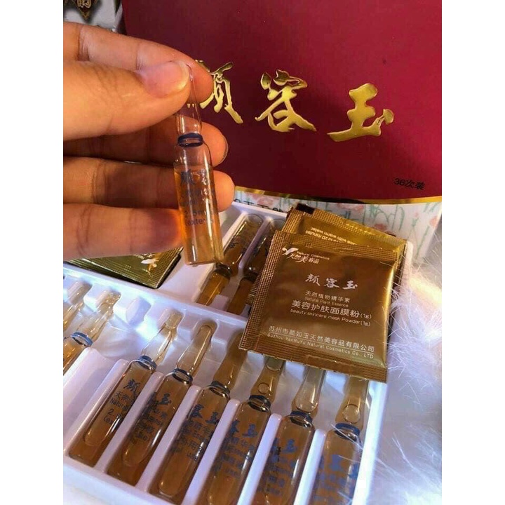 BỘ MẶT NẠ THUỐC BẮC 36 Ống - Hàng Cao Cấp