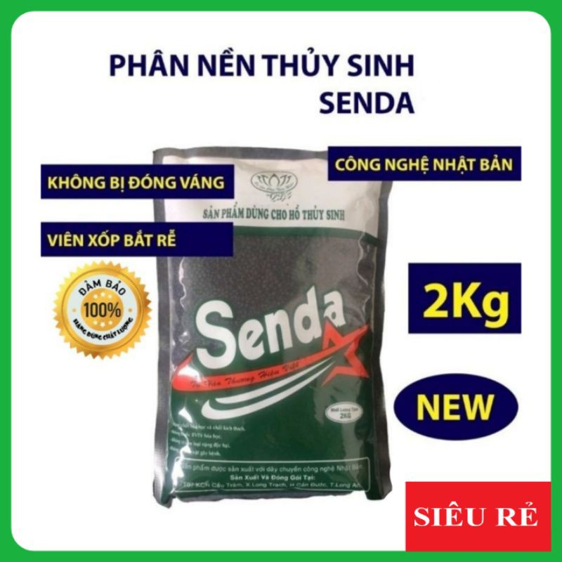 Phân nền trồng cây thuỷ sinh - Phân nền SENDA 2kg