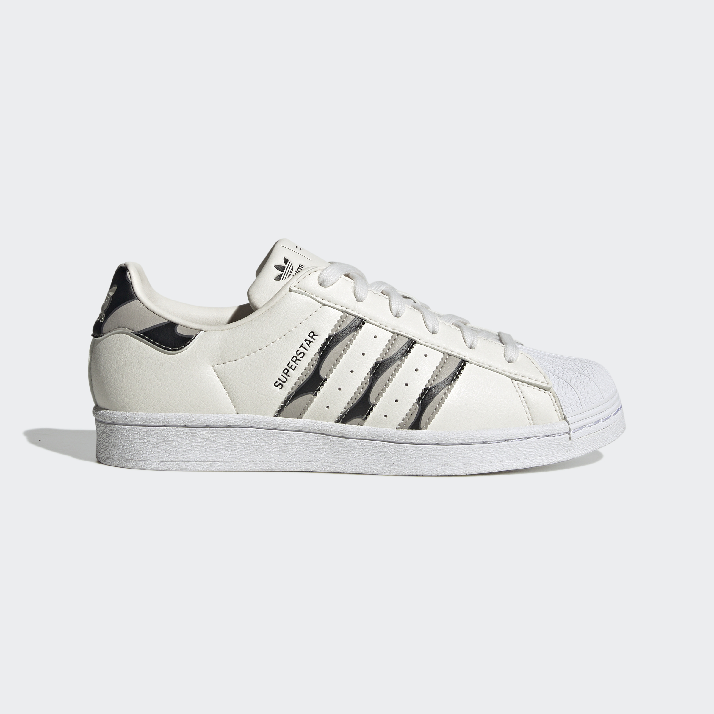 adidas, Shoes, Classic Adidas Shell Toe Superstar Size 52 Sneakers Shoes  White Black Gold Ty
