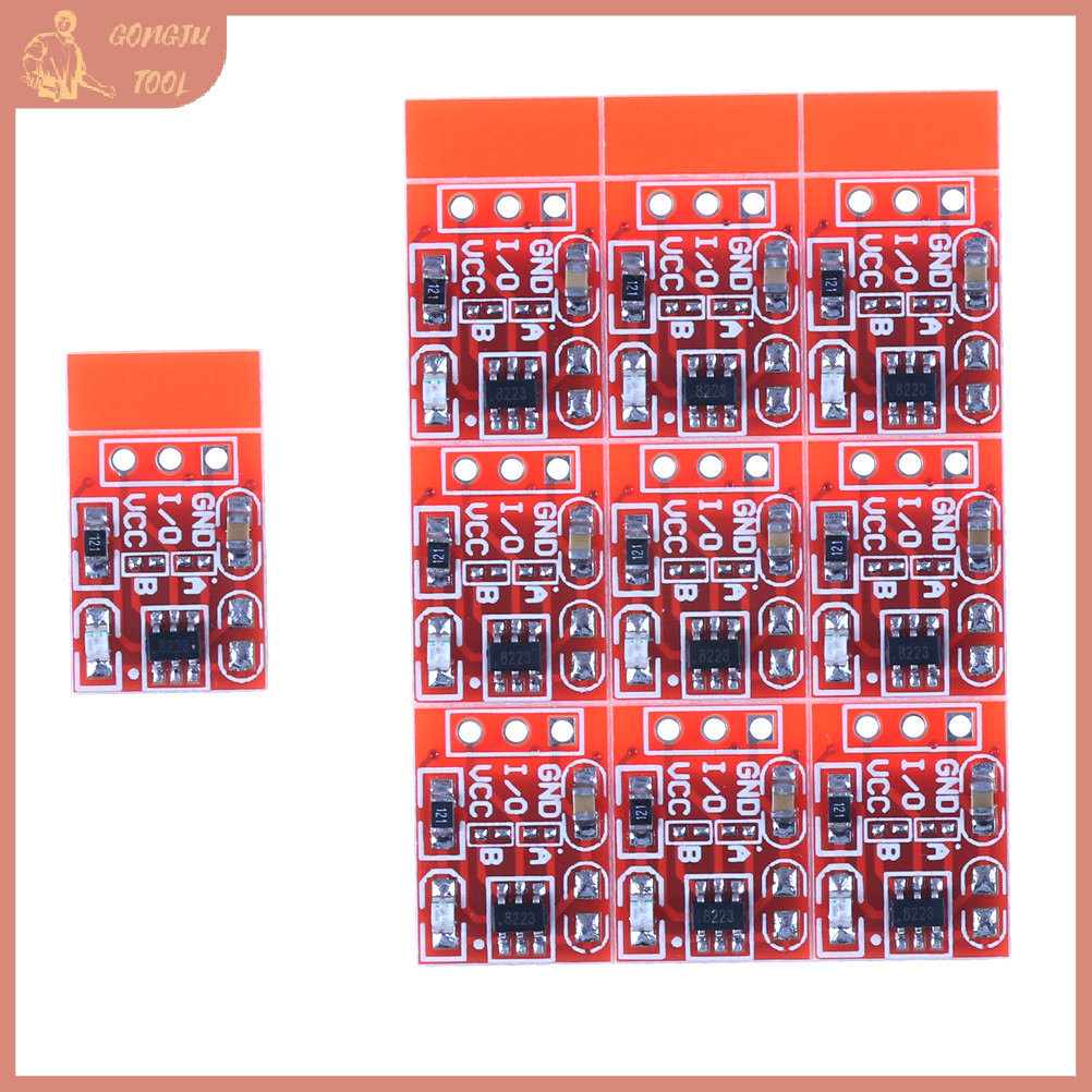 🔨 tool 10pcs ttp223 capacitive touch switch button self-lock module