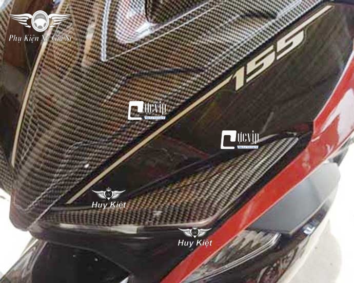 [HCM]Viền Đèn Carbon Cho Xe NVX 2017 - 2020 MS1612