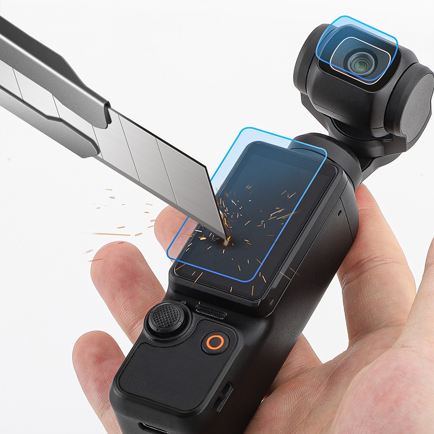 DJI Osmo Pocket Tempered Glass LCD Lens Screen Protector Anti - Main Image