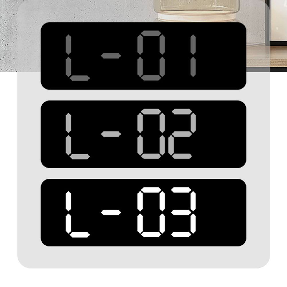 LINNANZHUBING Wall-mounted Electronic Wall Clock Multi-functional Temperature Display Table Clock Calendar Digital LED Clocks for Bedroom