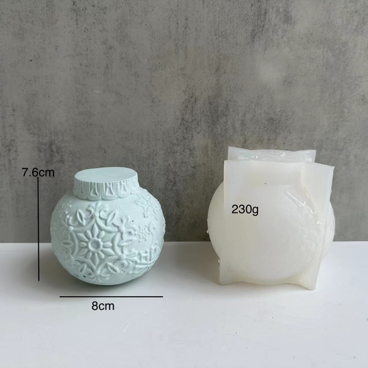 Organic Soy Wax Candle Mold. Rustic Candle Mold Design 竞品链接：https:www.etsy.commarketcandle_mold Clay Lantern Ball Candle Mold Scented Snow Ball Candle Mold DIY Candle Making Mold