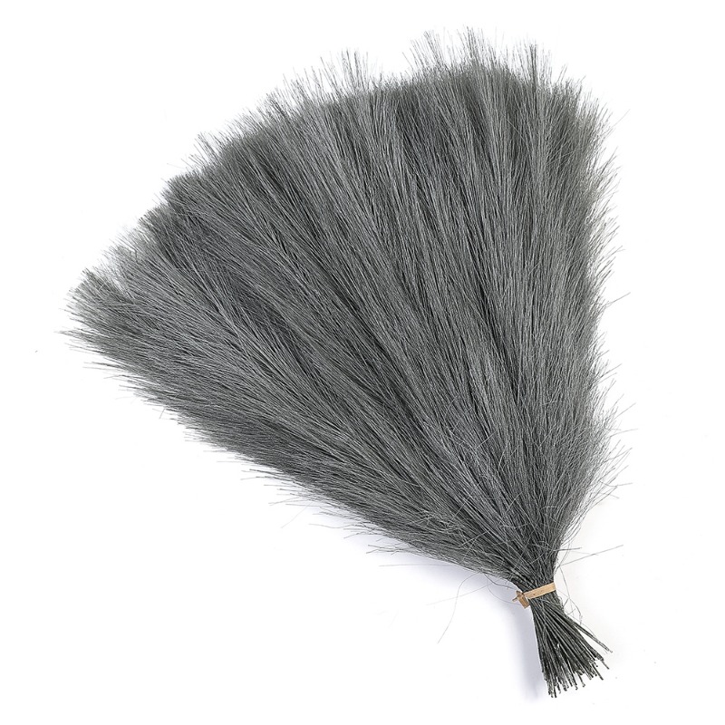 5pcs Artificial Fluffy Pampas Grass Bouquet 10pc Wedding Party Decoration Boho Fake Reed Plant Flowers for DIY Room Home Decor Flower