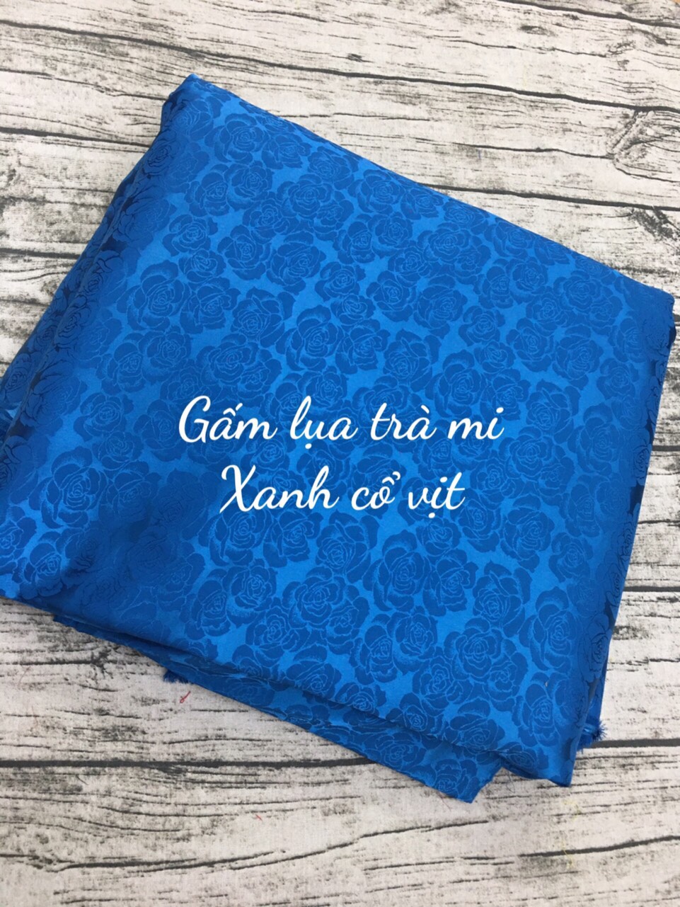 Vải gấm may áo dài, may áo bà ba cực đẹp