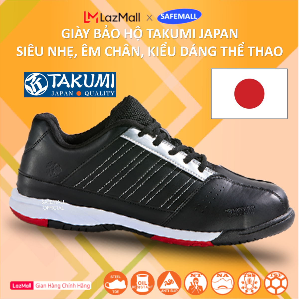 Safemall labor protection shoes male Takumi Ninja II ultra-light from Japan Japan Technology, safety shoes sports nose steel base plate anti-studs anti oil, shoes Public School mechanical…-genuine goods