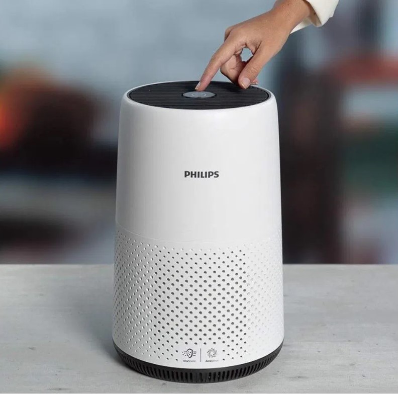 Máy Lọc Không Khí Philips AC0850/20 / Philips AC0819/10, Philips Air Purifier, Air Filter, Bộ Lọc HepaLoại Bỏ 99% Vi Khuẩn Và Bụi Bẩn, Không Gây Ồn, Dùng Cho Phòng 50m2, Nhập Đức, Bảo Hành 12 Tháng