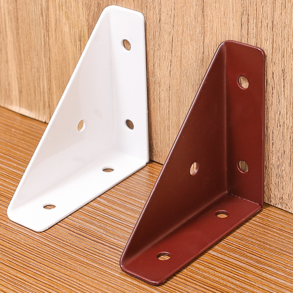 Angle Corner Brackets Fasteners Heavy Protector Right Triangular Angle Corner Stand Supporting Cabinet Furniture Hardware