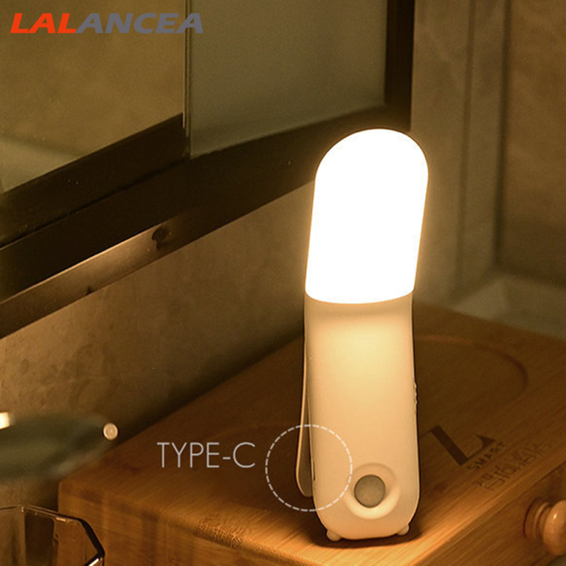 Lalancea [Hàng có sẵn] Đèn cảm biến chuyển động đèn ban đêm cảm biến thông minh LED có điều khiển từ xa để chiếu sáng Tủ hành lang phòng ngủ trong nhà