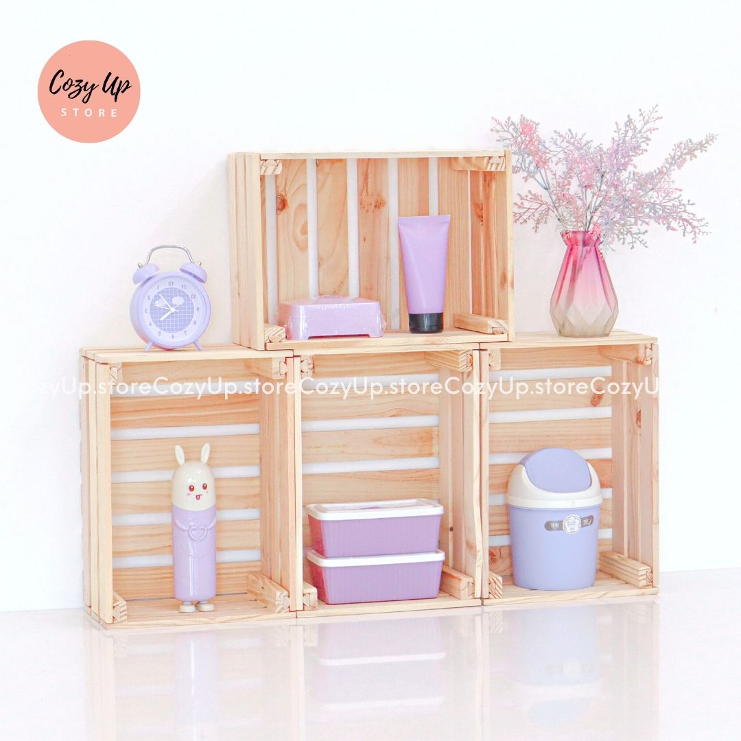 Hộp Pallet Gấp Gọn - Thùng Gỗ Trang Trí
