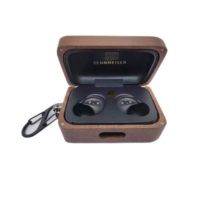 【Original import】 Suitable for Sennheiser CX PLUS TW Bluetooth headset protective case solid wood Sennheiser MOMENTUM true wireless 2/3 earphone shell storage box