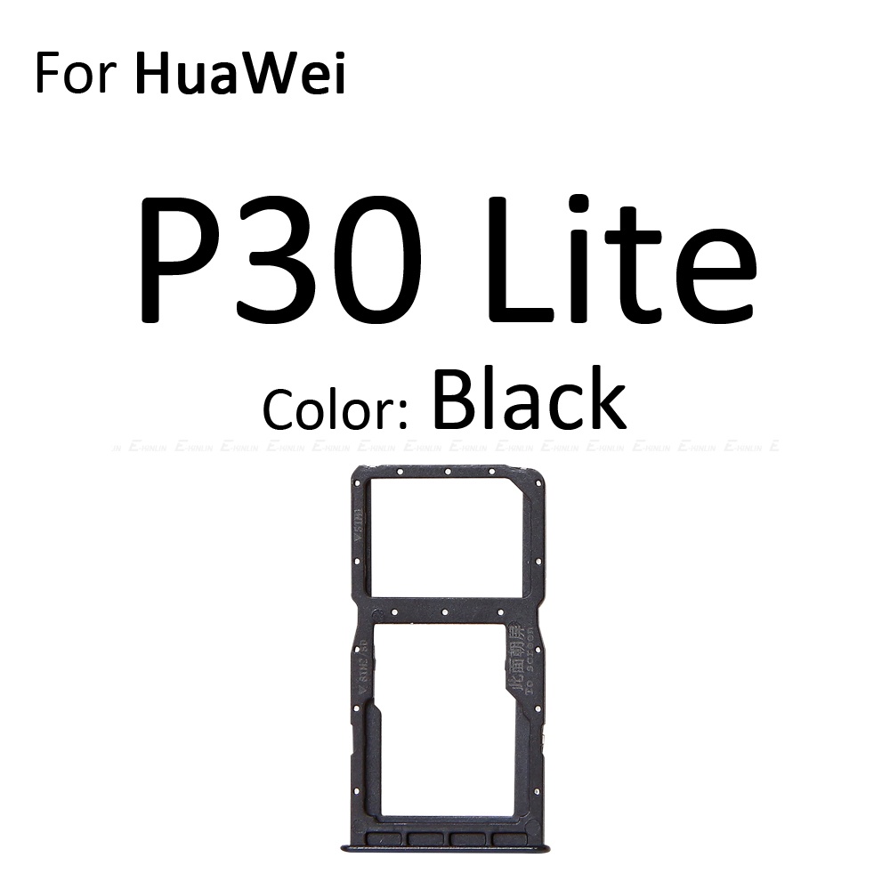 Sim Card Tray Socket Slot Reader Adapter For HuaWei P30 Pro Lite Micro SD Card Holder Connector Repair Parts