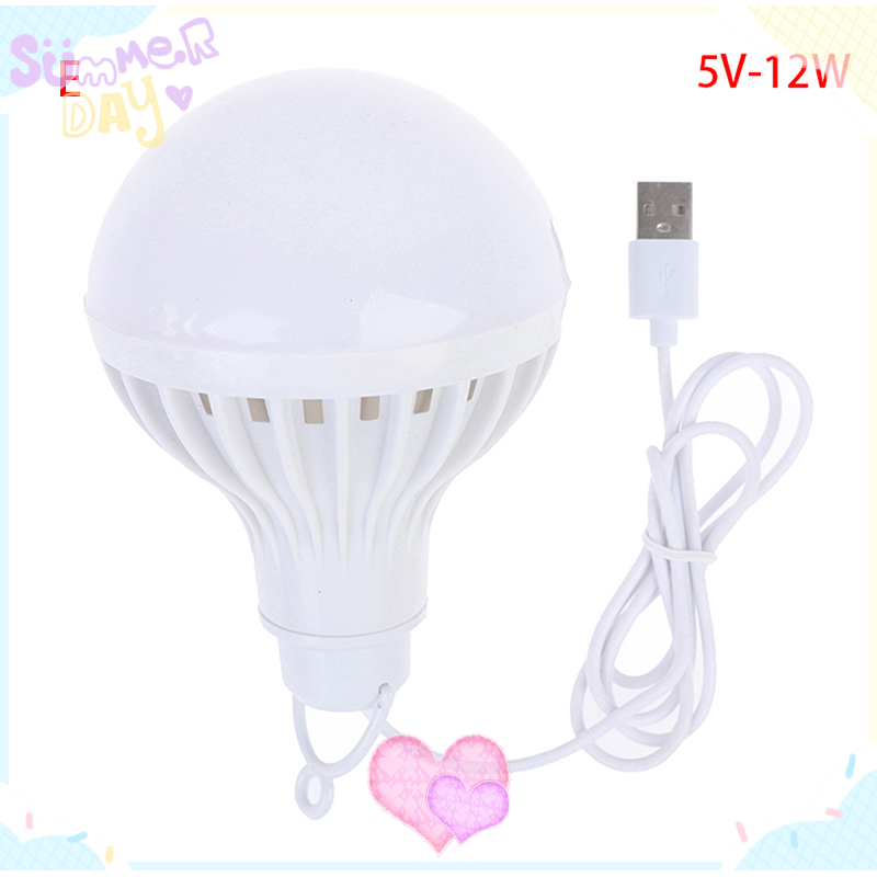 Bóng đèn usb 5v 3w-12w đèn led cầm tay để đi bộ cắm trại lều du lịch