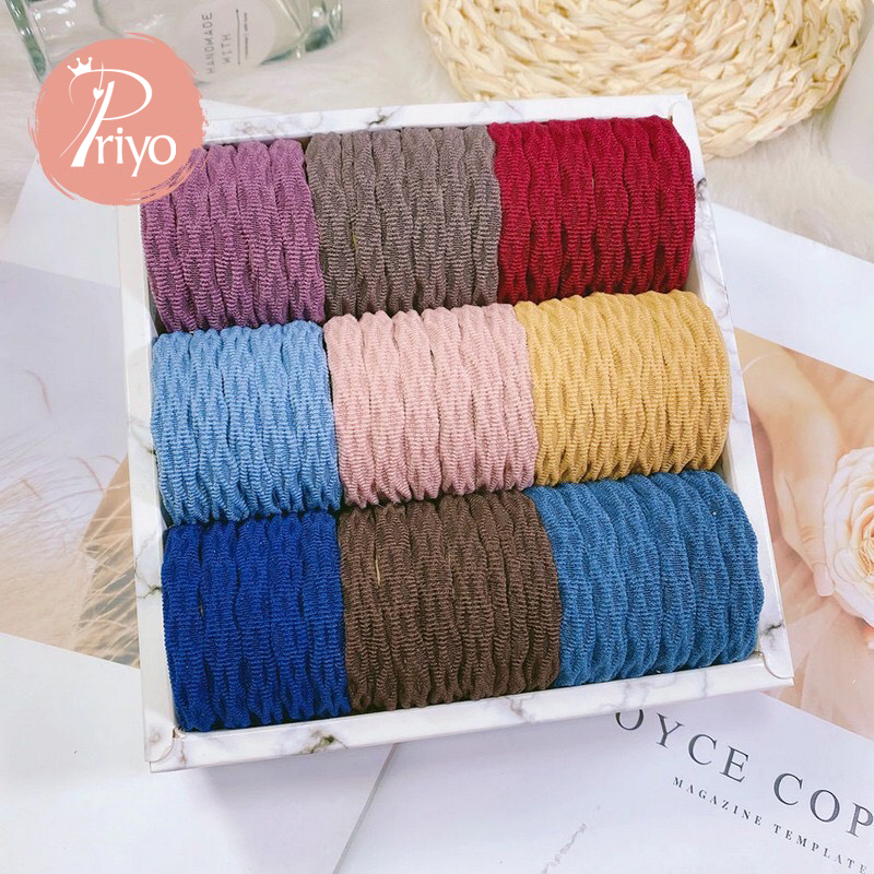 Dây buộc tóc, chun buộc tóc, cột tóc phong cách Hàn Quốc nhiều màu