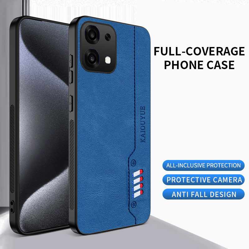 For OPPO A6 Pro case Color ribbon Nappi Leather Case Vintage