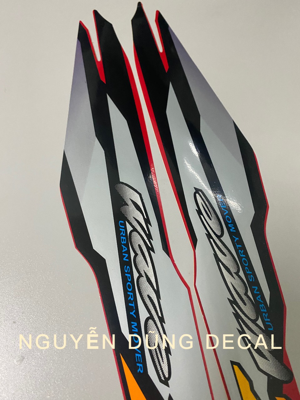 Tem Wave ZX màu đỏ đen (3 lớp)