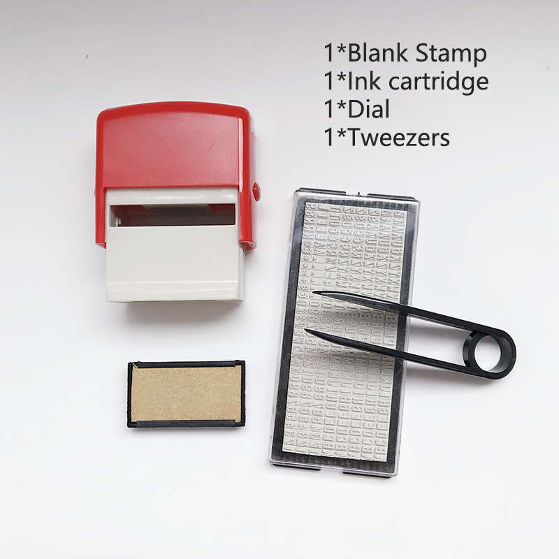【SkinHorizon】Rubber Stamp Kit DIY Custom Personalized Self Inking Business Address Name Number Letter Stamp Handicrafts Printing Rubber Stamp. 