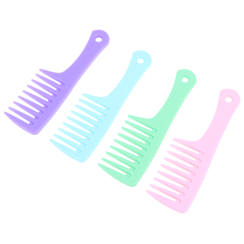 💖【New Production】 Lớn/rộng-răng Xoăn Tóc Lược nữ mịn Tóc Lược Công cụ tạo kiểu tóc