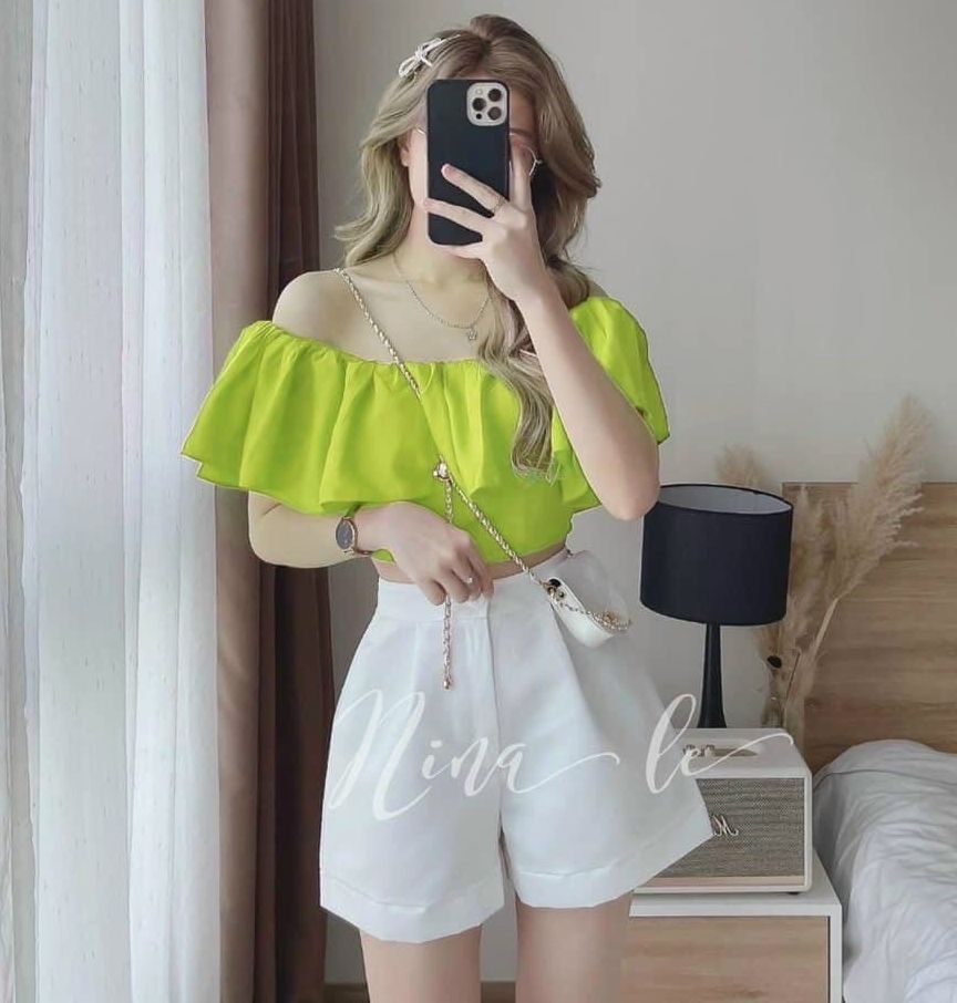 Áo kiểu nữ voan mềm 2 lớp siêu hot.