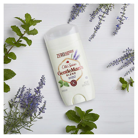 Lăn Khử Mùi Old Spice GentleMan's Blend Lavender & Mint 85Gr (Sáp Trắng)