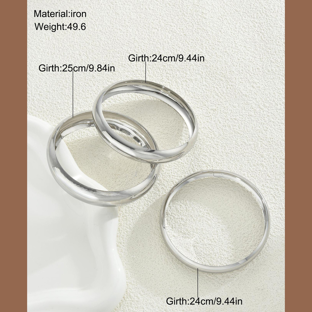 3Pcs/Set%20Buy%201%20Take%202%20Stacking%20Wearing%20Simple%20Metal%20Bangles%20Set%20Plain%20Circle%20Smooth%20Surface%20Bracelets%20for%20Women%20Jewelry%20Accessories%20-%20Image%205