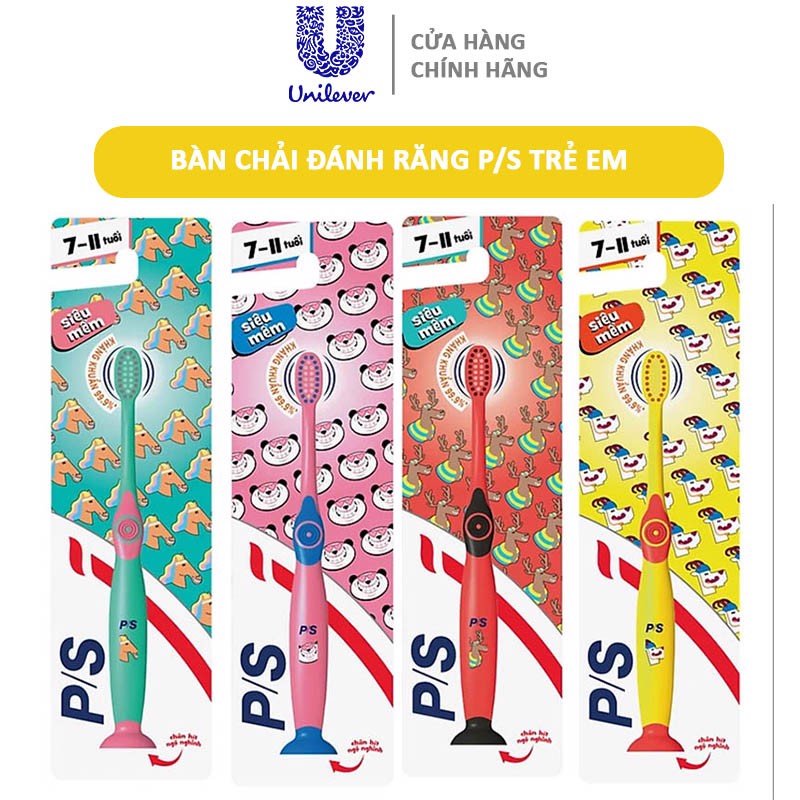 Bàn Chải Đánh Răng PS Siêu Mềm Cho Bé 7-11 Tuổi