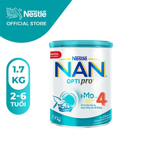 Sữa Bột Nestlé NAN Optipro 1, 2,3,4 Hộp 850g (Thụy Sĩ)