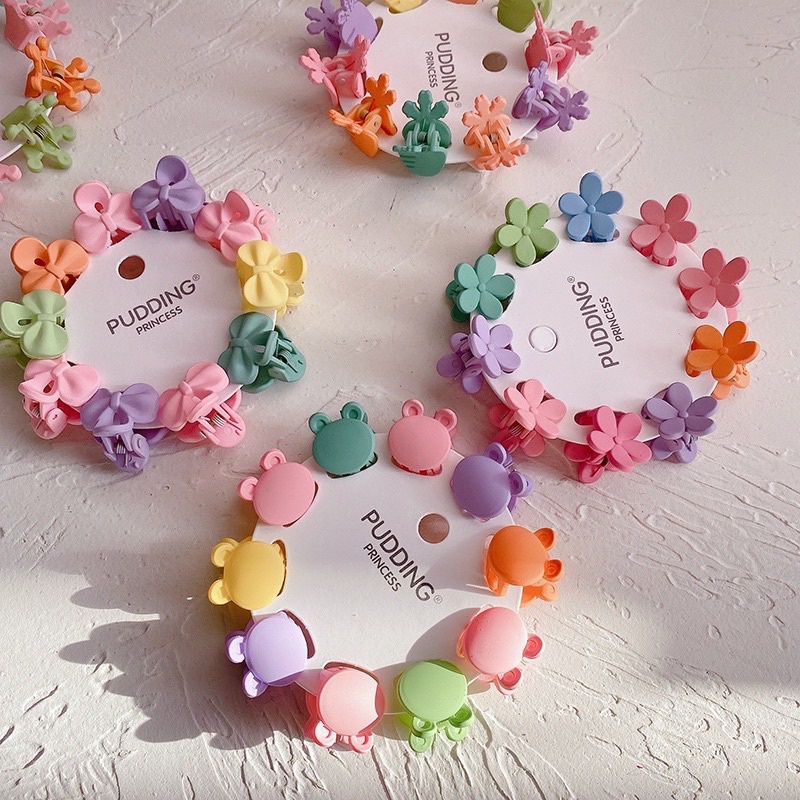 Set 30 Kẹp Tóc mini Dễ Thương Phong Cách Hàn Quốc Cho Bé Gái