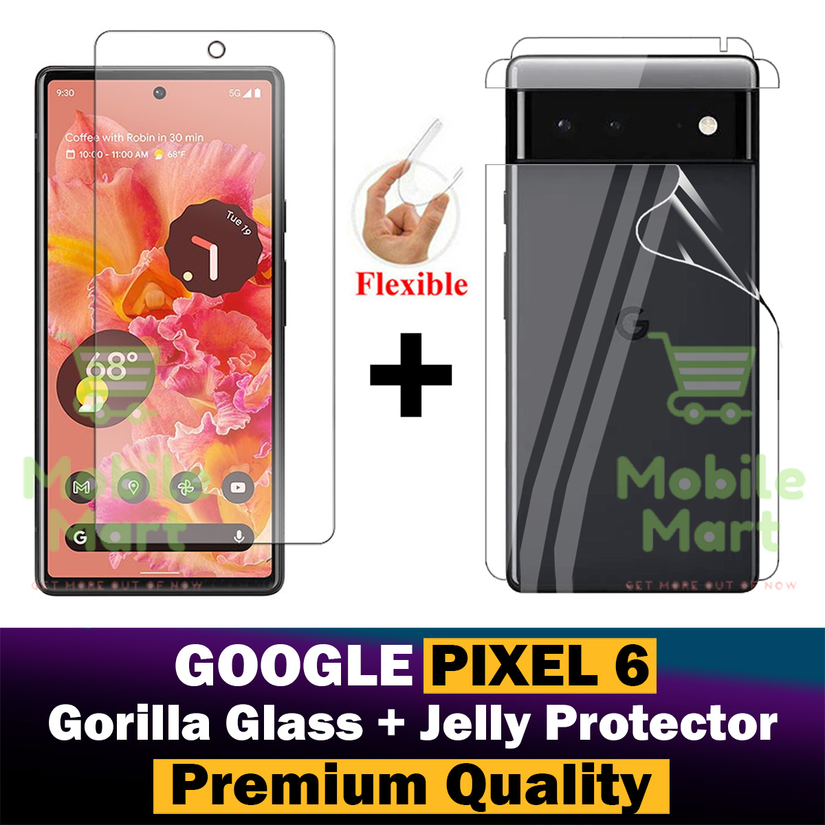 Google%20Pixel%206%20Flexible%20Nano%20Glass%20And%20Hydrogel%20Soft%20Film%20Back%20Protector%20Combo%20-%20Image%202