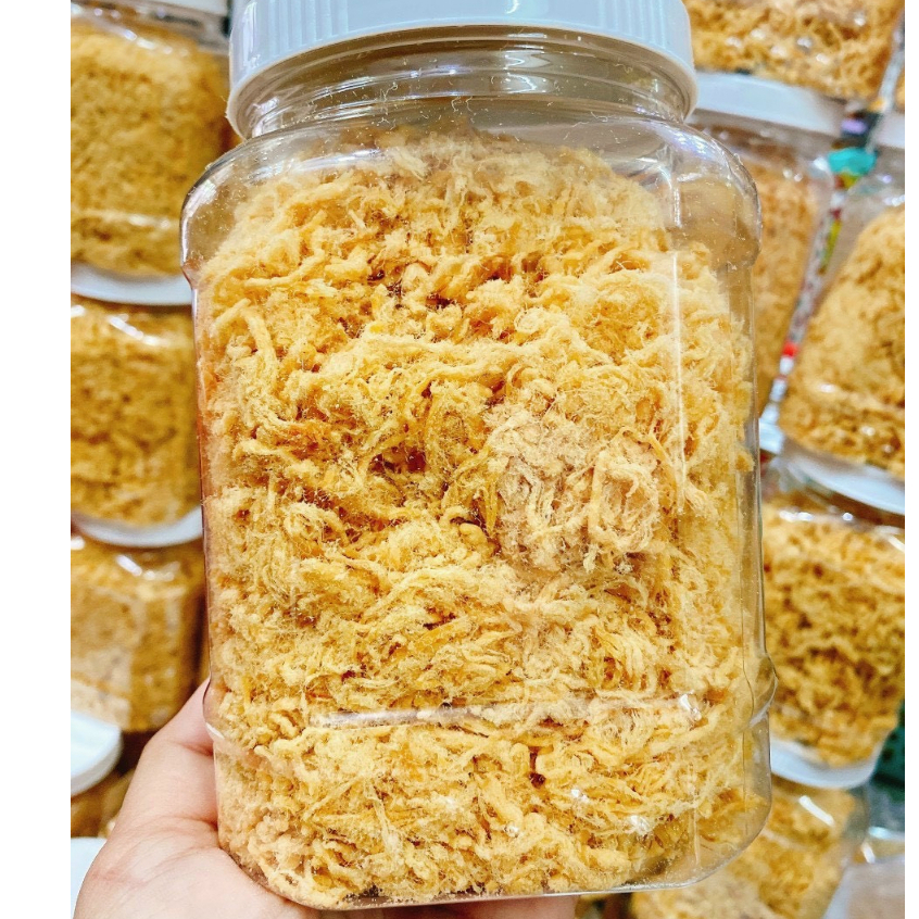 Chà Bông Heo Xù Hũ 500.Gram - Ruốc Bông
