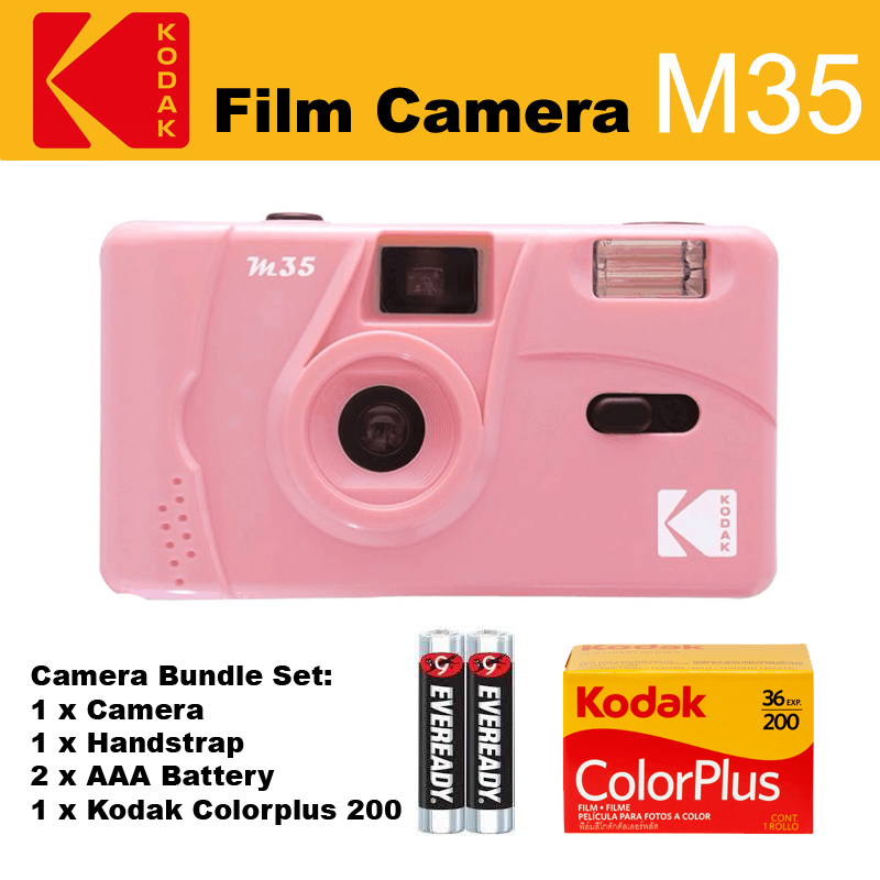 kodak film camera m35 pink