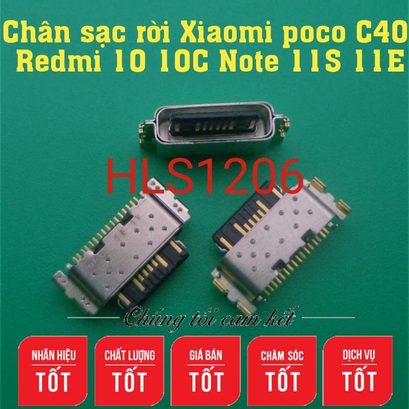 Cụm chân sạc Xiaomi Poco C40 Redmi 10C