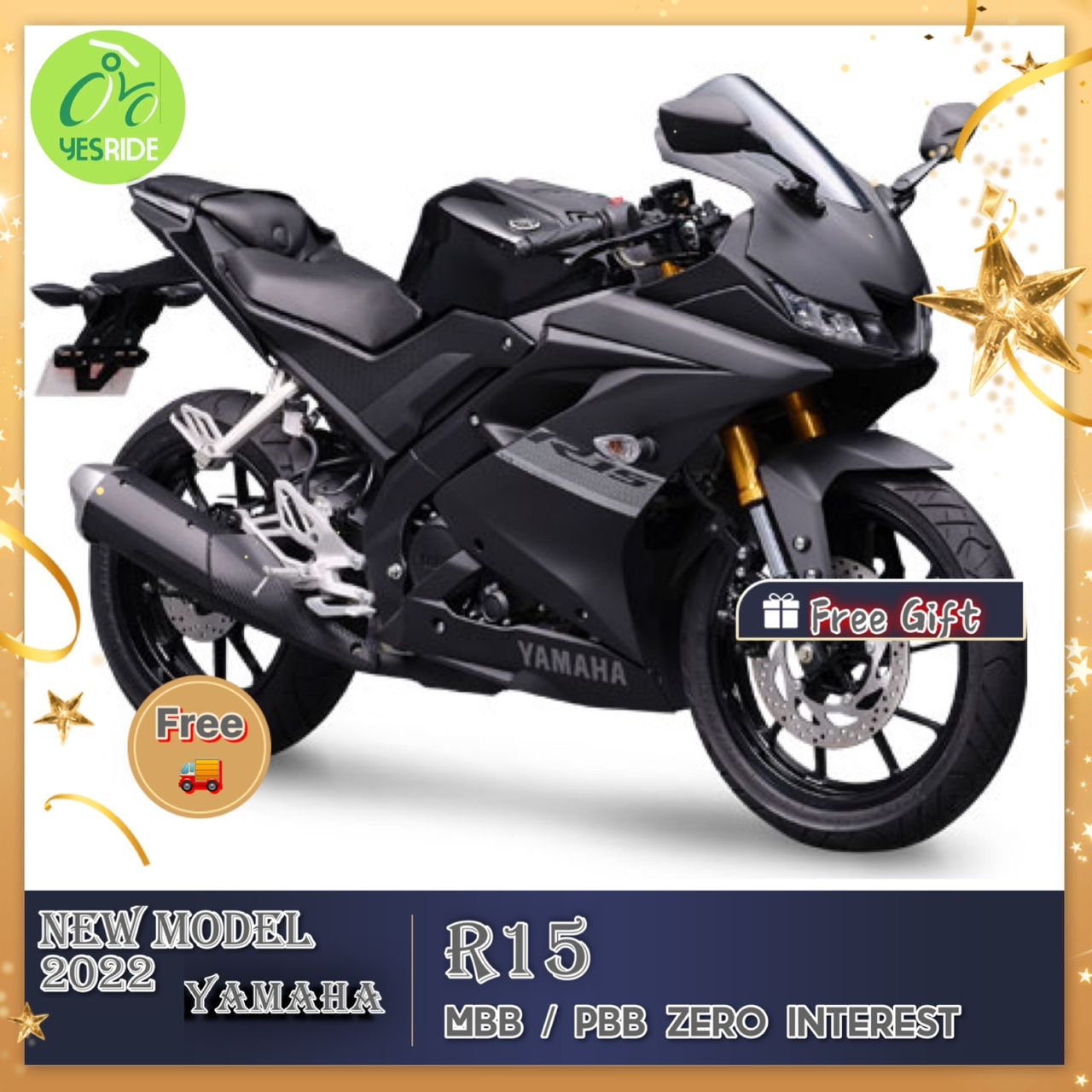 R15 V3 Matte Black 2021 Yamaha YZF R15 155 ABS 2025, Philippines