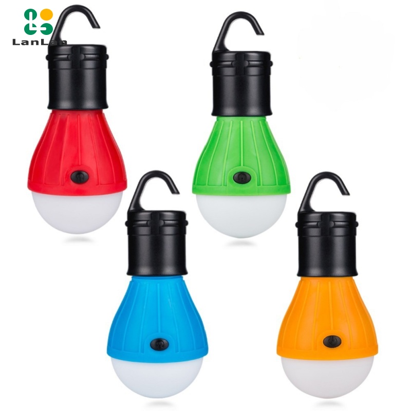 Mini Portable Camping Light Waterproof Tent Light Emergency Lamp Flashlight With Hanging Hook 5188