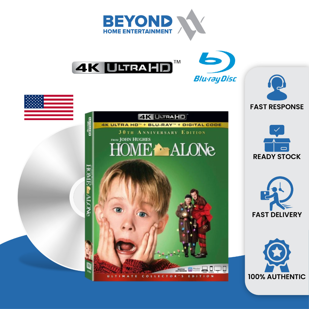 Home Alone 30th Anniversary [4K Ultra HD + Bluray] Lazada