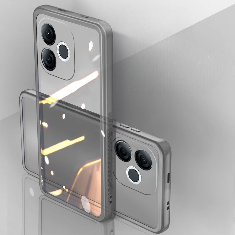 New Phone case itel A80 Back cover Camera Protection Semi Transparent Soft Silicone Shockproof with Lens Protector Films For itel A80 A70 A50 A80 case.