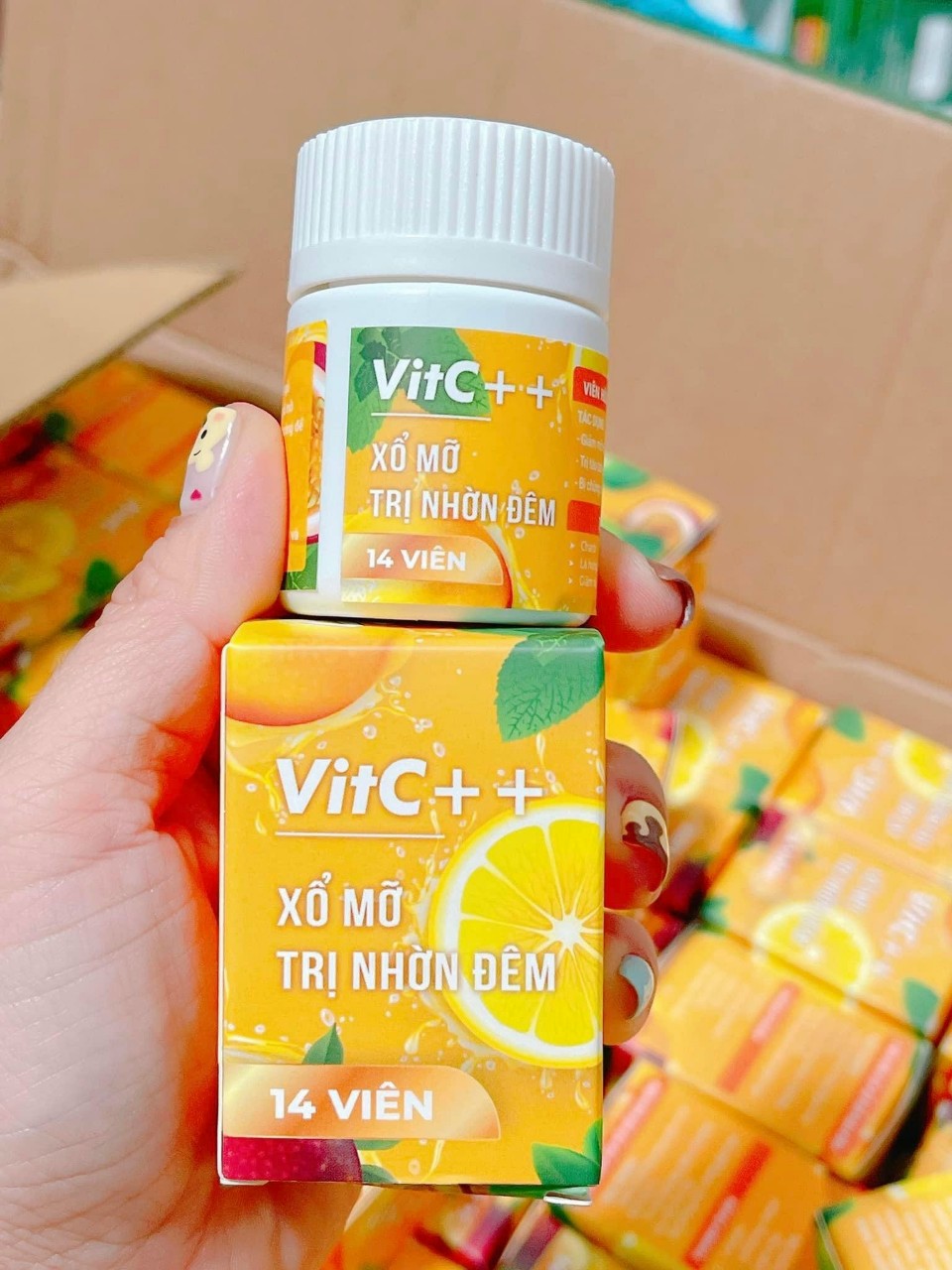 Detox thải mỡ ban đêm VitC Cam