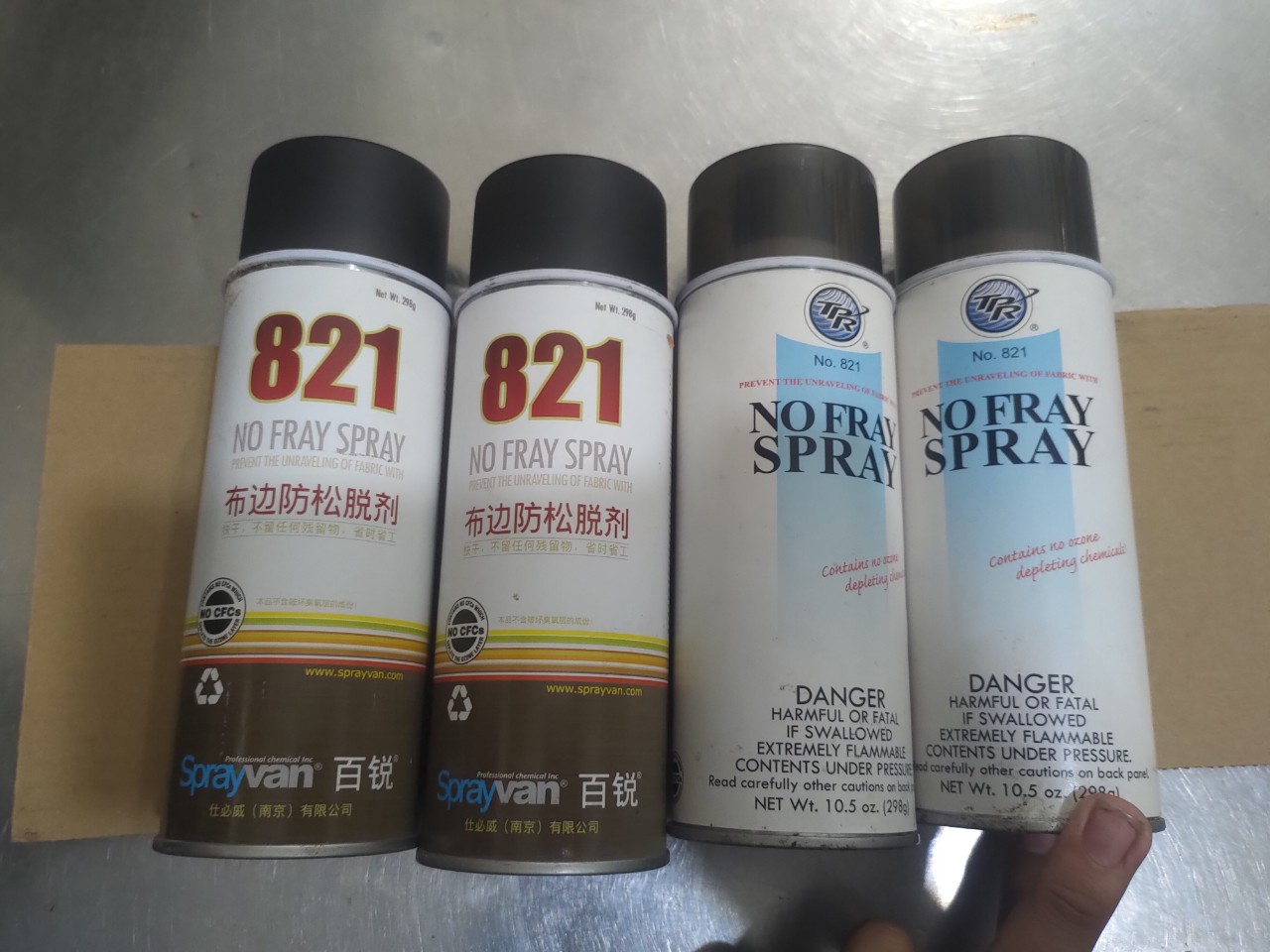 chai xịt chống tưa mép vải