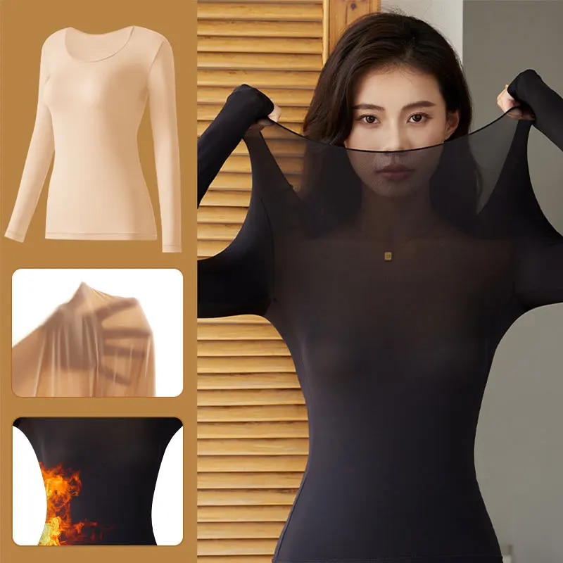 %E3%80%90New%20Arrivals%E3%80%912025%20Winter%20Autumn%20Thermal%20Underwear%20Women%20Long%20Sleeves%20Bottoming%20Shirt%20Pullover%20Elastic%20Casual%20Solid%20Female%20Basic%20Thermal%20Tops%20-%20Image%204