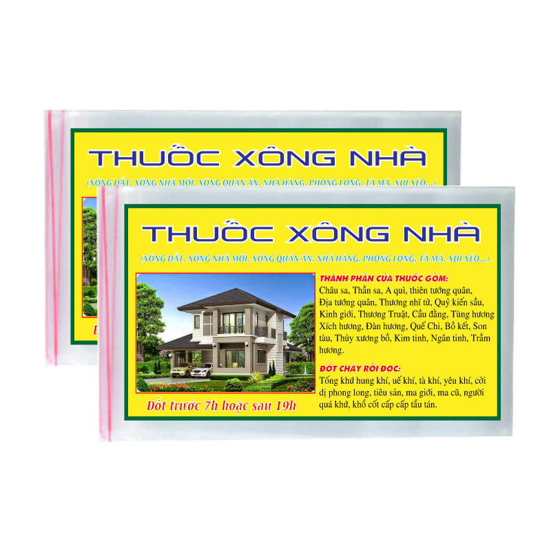 Thang xông nhà mới, Tẩy uế, Trừ tà