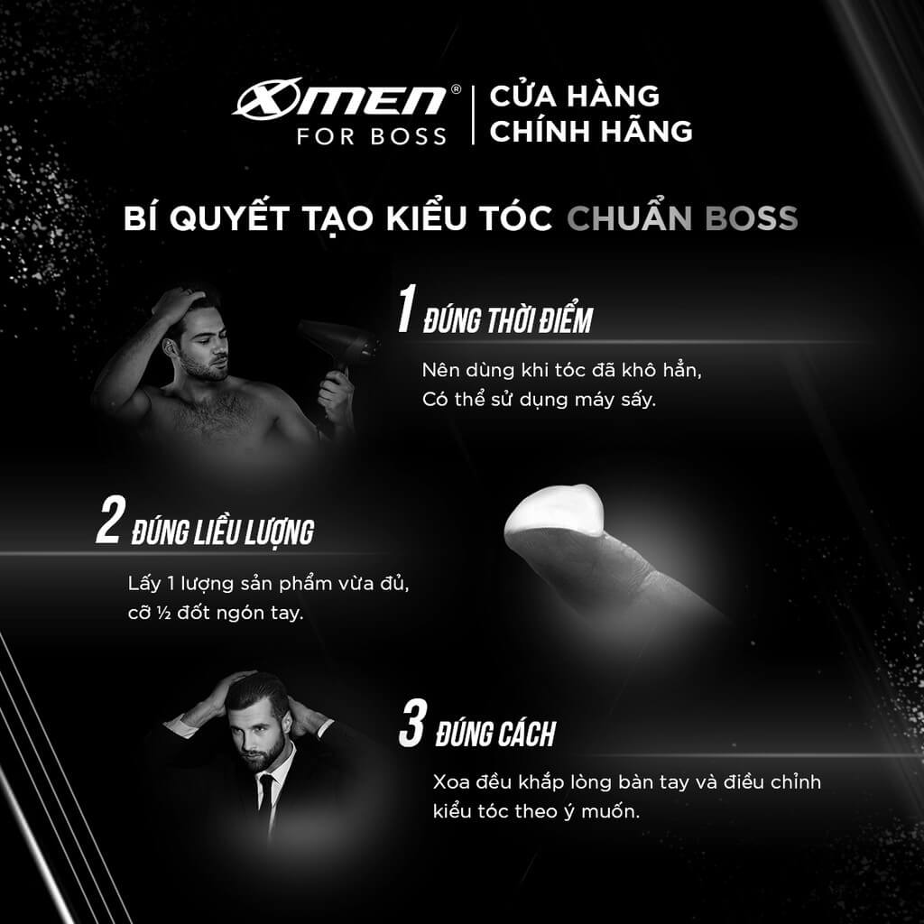 Sáp Vuốt Tóc Siêu Giữ Nếp X-Men Salon Solution Clay Wax 70gr